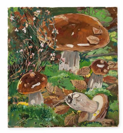 YVONNE JEAN HAFFEN (1895-1993)
Cèpes, bolets...