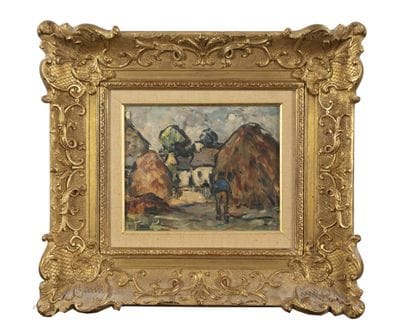 ABEL BERTRAM (1871-1954)
Paysans près de...