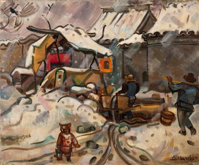 ANDRÉ CLAUDOT (1892-1982)
Snow in Peking,...