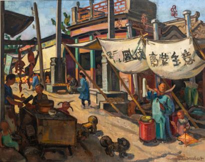 ANDRÉ CLAUDOT (1892-1982)
A street in West...