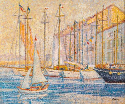 YVONNE CANU (1921-2008)
Saint-Tropez, the...