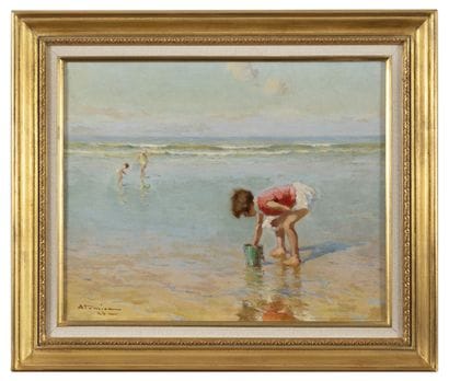 CHARLES ATAMIAN (1872-1947)
Enfants jouant...