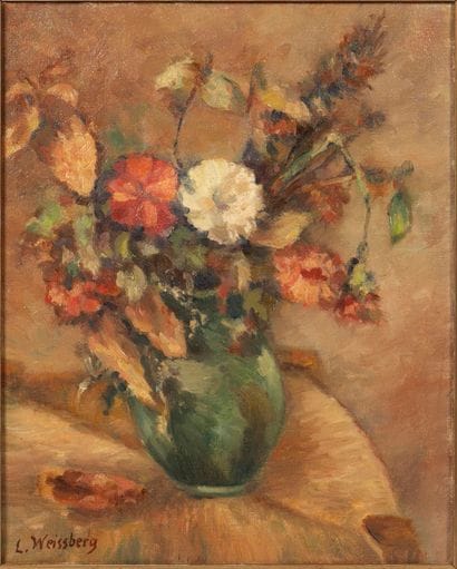 LÉON WEISSBERG (1895-1943)
Bouquet de fleurs...