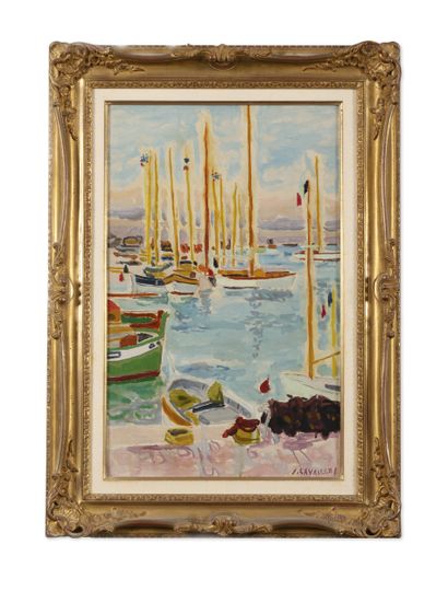 JULES CAVAILLES (1901-1977)
Sailboats in...