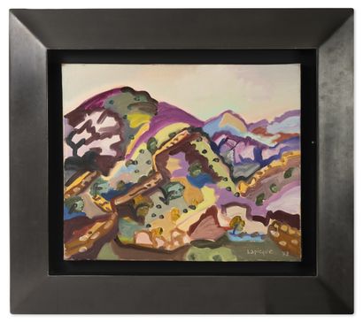 CHARLES LAPICQUE (1898-1988)
Castile landscape,...