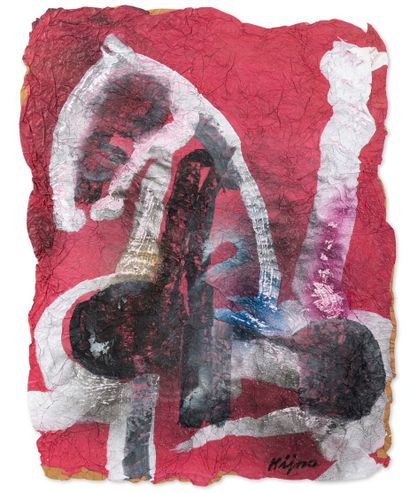 LADISLAS KIJNO (1921-2012)
Zen horse.
Mixed...
