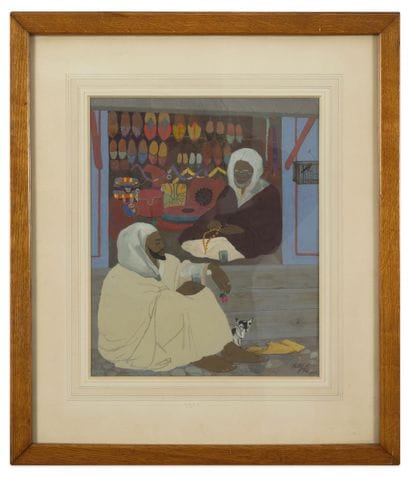 KETTY CARRÉ (1882-1964)
L'échoppe à Fès,...