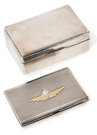 RECTANGULAR CIGARETTE CASE.
In silver (950)...
