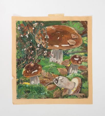 YVONNE JEAN HAFFEN (1895-1993)
Cèpes, bolets...