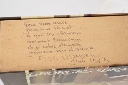 Georges BRASSENS
13-vinyl box with dedication:...