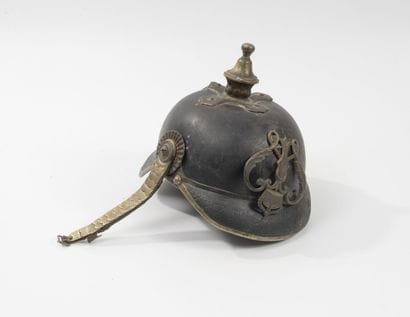 PRUSSIAN
Police Pickelhaube (troop helmet),...