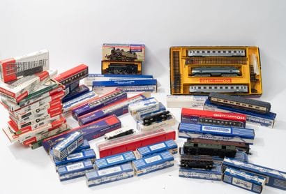 HORNBY - MECCANO 
Strong HO gauge train set...