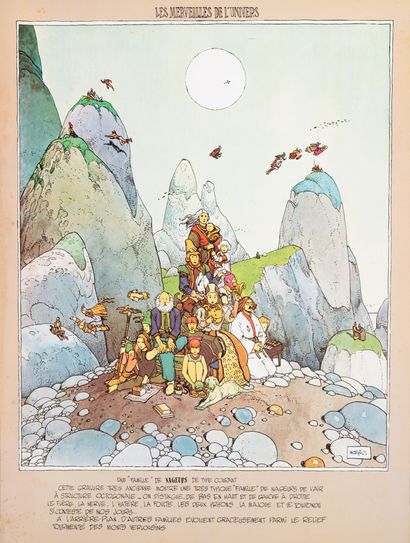 Jean GIRAUD (1938-2012) 
Harzach, Moebius.
Offset...