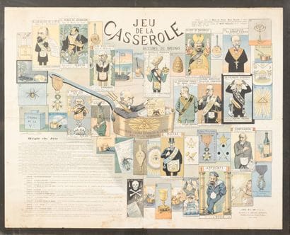 FREEMASONRY
The saucepan game
Large broadsheet...