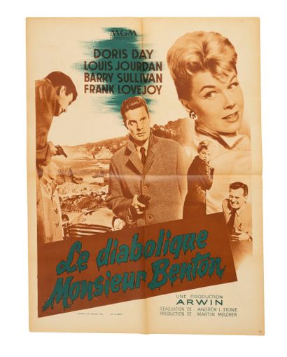 Lot of 9 movie posters including:
- Le diabolique...