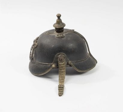 PRUSSIAN
Police Pickelhaube (troop helmet),...