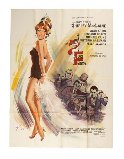 Lot of 8 movie posters including:
- La Gamberge...