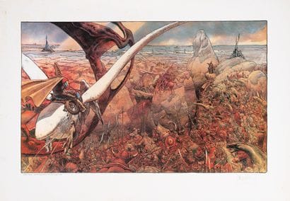 Jean GIRAUD (1938-2012) 
Harzach, Moebius.
Offset...
