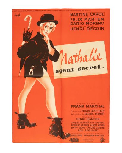 Lot of 9 movie posters including:
- Ma femme,...