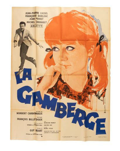 Lot of 8 movie posters including:
- La Gamberge...