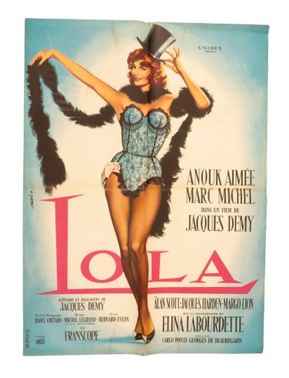 Lola, 1961.
Jacques Demy.
Film poster.
76.5...