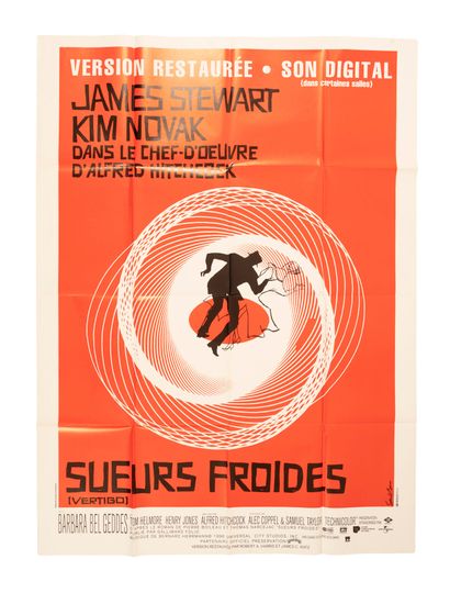 Cold Sweat (Vertigo), 1958.
Alfred Hitchcock.
Poster...