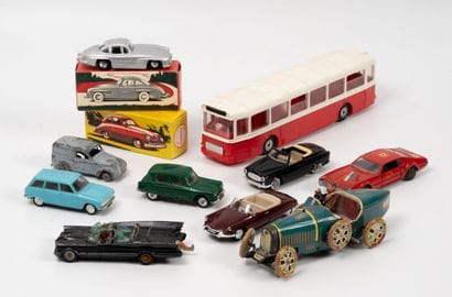 Lot of miniature vehicles including:
- NOREV,...
