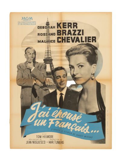 Lot of 9 movie posters including:
- Le diabolique...
