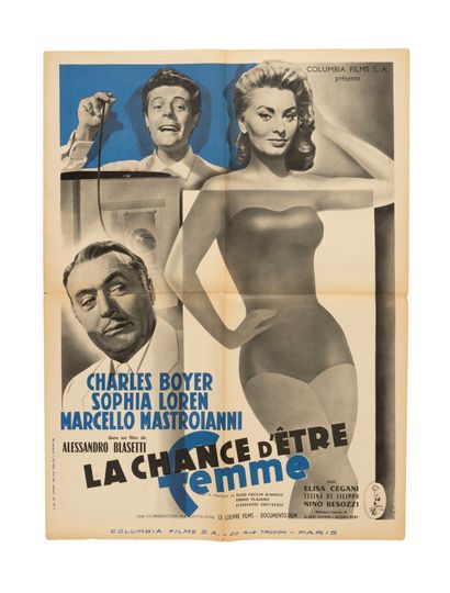 Lot of 8 movie posters including:
- La fortuna...
