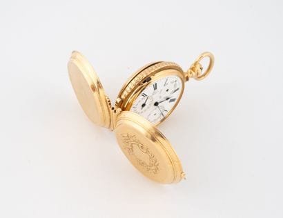 SERRA HABANA
Pocket watch in yellow gold...