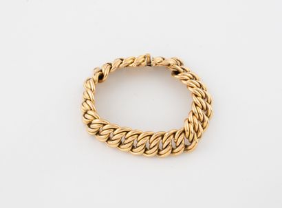 Gourmet bracelet in yellow gold (750).
Weight:...