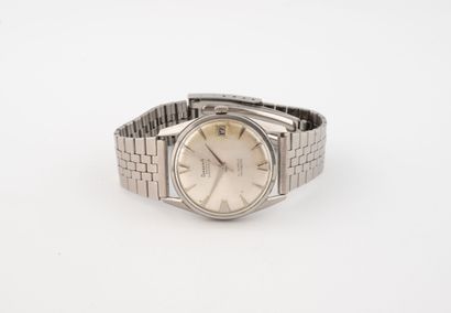 DREFFA
Men's wristwatch in steel;
Signed...