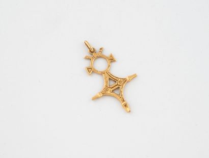Southern cross pendant in yellow gold (750)...
