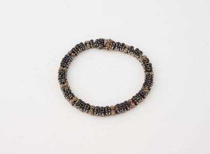 Silver (925) bracelet with articulated links...