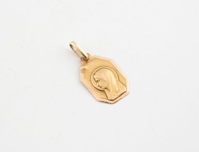 Petite médaille à l'effigie de la Vierge.
Poids...