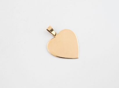Pendentif cœur en or jaune (750).
Poids :...