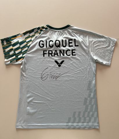 French Badminton team jersey signed by Thom...