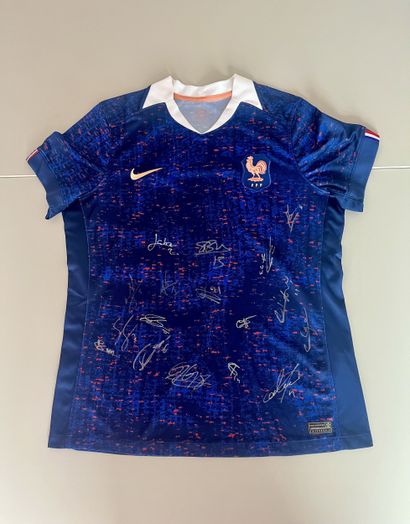 French Women's Football Team jersey autographed...