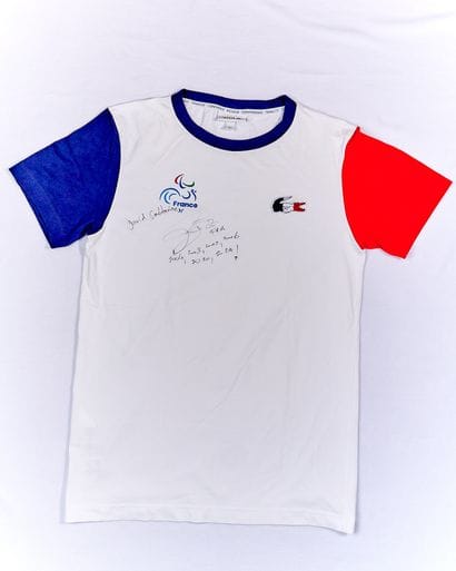 Lacoste Sport T-shirt worn and signed by...