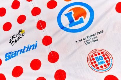 2025 Tour de France Best Climber polka dot...