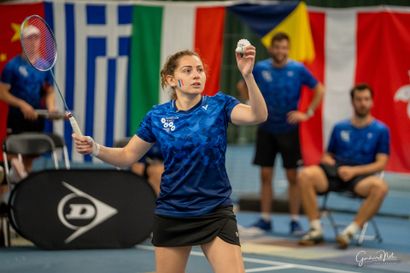Official jersey worn by Myriam Enmer - Racketlon...