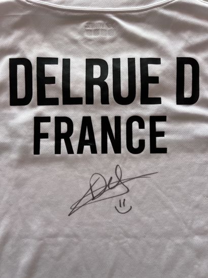 French Badminton team jersey signed by Delphine...