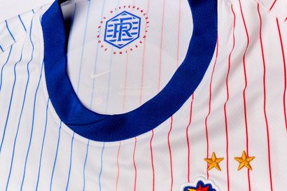 Official white jersey of the French men's...