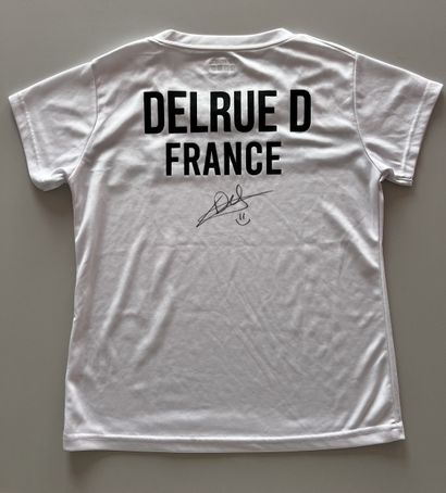 French Badminton team jersey signed by Delphine...