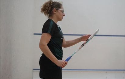 Official jersey worn by Myriam Enmer - Racketlon...