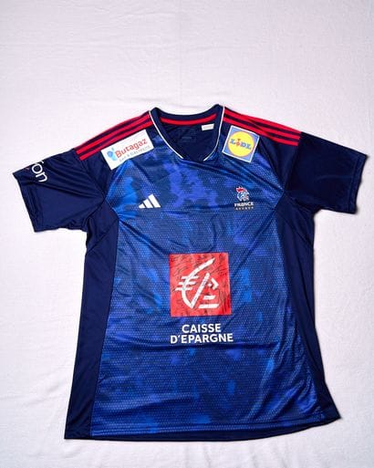 Official autographed French men's handball...