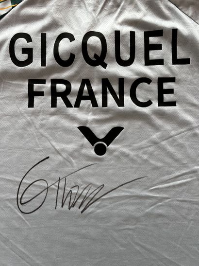 French Badminton team jersey signed by Thom...