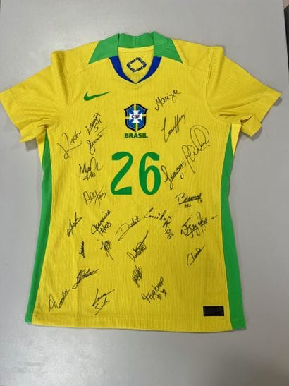 Brazil women's U-20 soccer team jersey -...