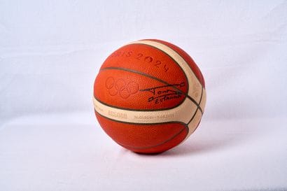 Official basketball of the Paris 2024 Olympic...
