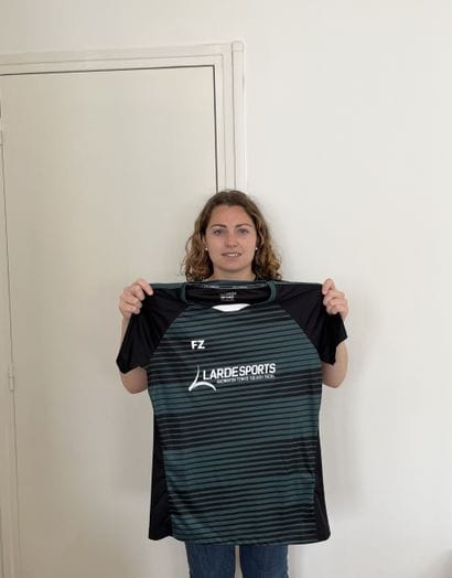Official jersey worn by Myriam Enmer - Racketlon...